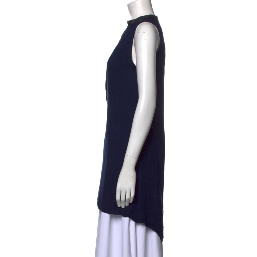 Alice + Olivia Knee Length Dress Lambskin Trim - Picture 3 of 3